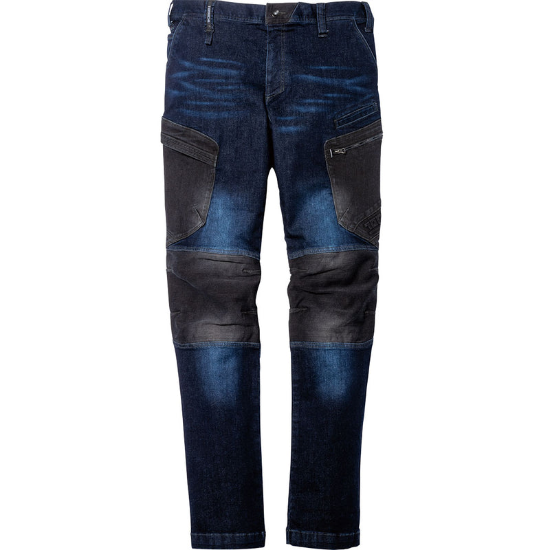 寅壱 8840-219 デニムカーゴパンツ 正面