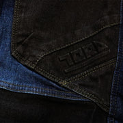 寅壱 8840-219 デニムカーゴパンツ 立体ロゴ