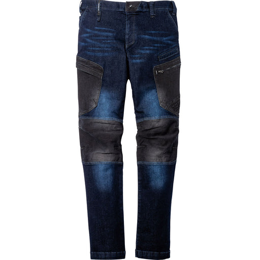 寅壱 8840-219 デニムカーゴパンツ 正面