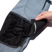 寅壱 8840-219 デニムカーゴパンツ ニーパッド取付可能