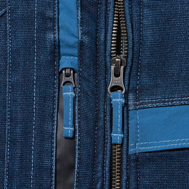 寅壱 8860-124 デニムワークジャケット ファスナー部