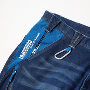 寅壱 8860-219 デニムカーゴパンツ 右わきカラビナループ仕様