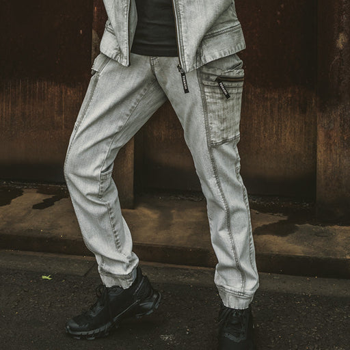 寅壱 8870-235 デニムカーゴジョガーパンツ