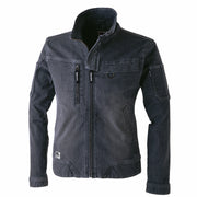 寅壱 8870-124 デニムワークジャケット ダークグレー 正面