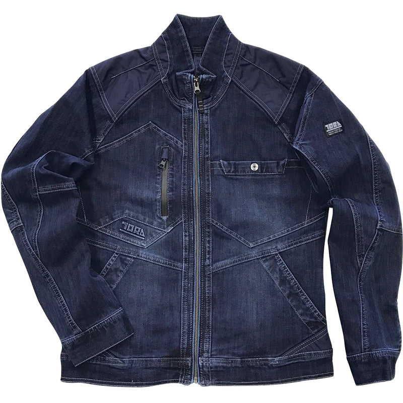 寅壱 8910-124 デニム長袖ブルゾン 正面