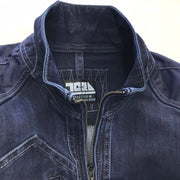 寅壱 8910-124 デニム長袖ブルゾン 襟