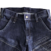 寅壱 8910-219 デニムカーゴパンツ 履き口