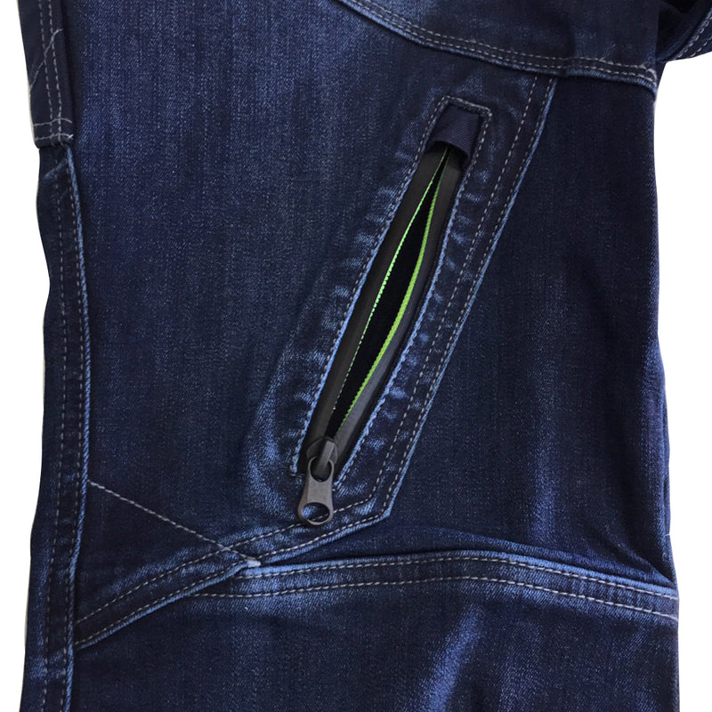 寅壱 8910-219 デニムカーゴパンツ ジップ