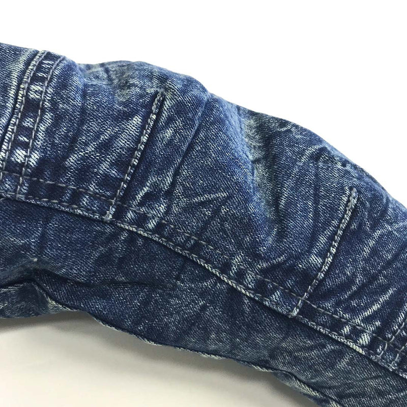 寅壱 8920-124 デニム長袖ブルゾン 肘ダーツ仕様