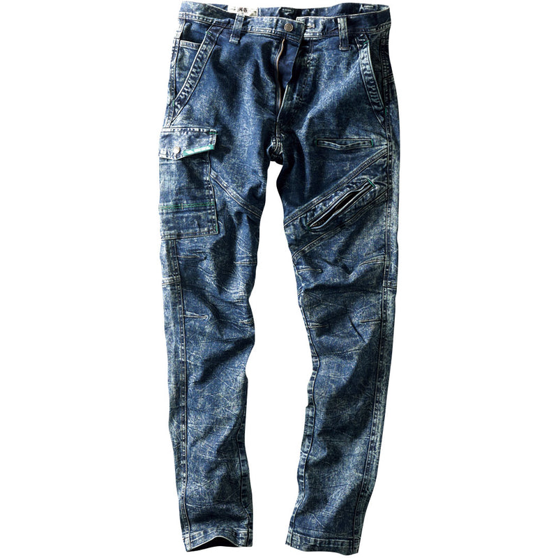 寅壱 8920-219 デニムカーゴパンツ 正面