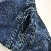 寅壱 8920-219 デニムカーゴパンツ チャック