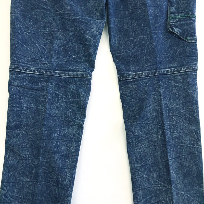 寅壱 8920-219 デニムカーゴパンツ 膝裏