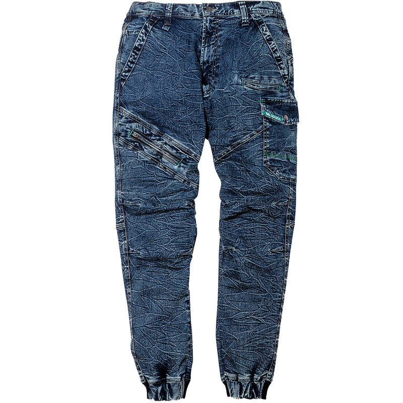 寅壱 8920-235 デニムカーゴジョガーパンツ 正面