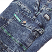 寅壱 8920-235 デニムカーゴジョガーパンツ ポケット