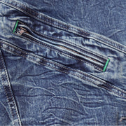 寅壱 8920-235 デニムカーゴジョガーパンツ ジップ