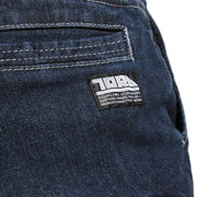 寅壱 8930-219 デニム蛇腹カーゴパンツ タグ