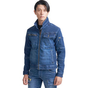 寅壱 8940-554 ライダースジャケット 着用画