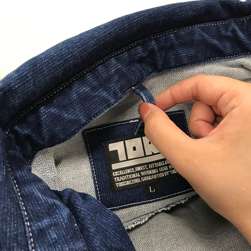 寅壱 8940-554 ライダースジャケット　フック掛けループ付き