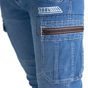 寅壱 8970-219 デニムカーゴパンツ ポケット