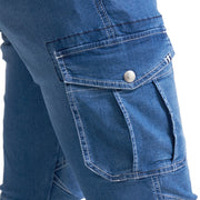 寅壱 8970-219 デニムカーゴパンツ ポケット