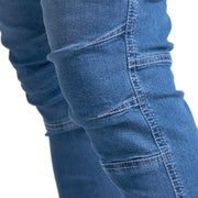 寅壱 8970-219 デニムカーゴパンツ 膝ダーツ仕様