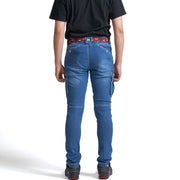 寅壱 8970-219 デニムカーゴパンツ 背面