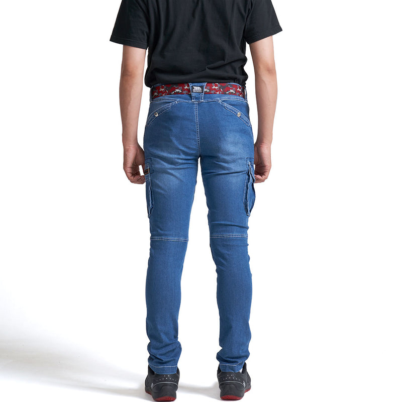 寅壱 8970-219 デニムカーゴパンツ 背面