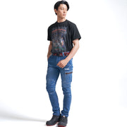 寅壱 8970-219 デニムカーゴパンツ 全身