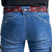 寅壱 8970-219 デニムカーゴパンツ お尻