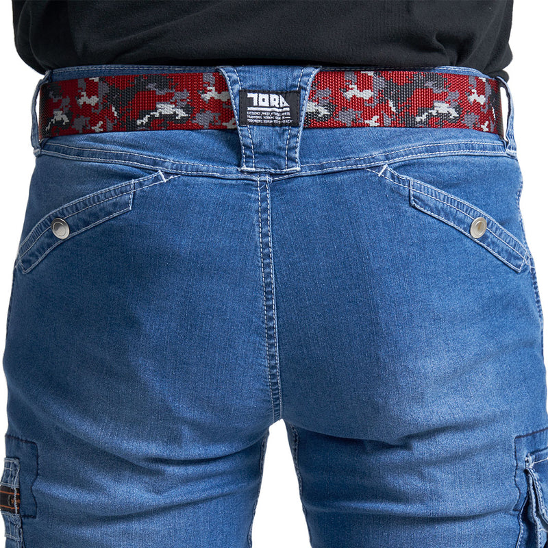 寅壱 8970-219 デニムカーゴパンツ お尻