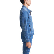 寅壱 8970-554 デニムライダースジャケット サイド
