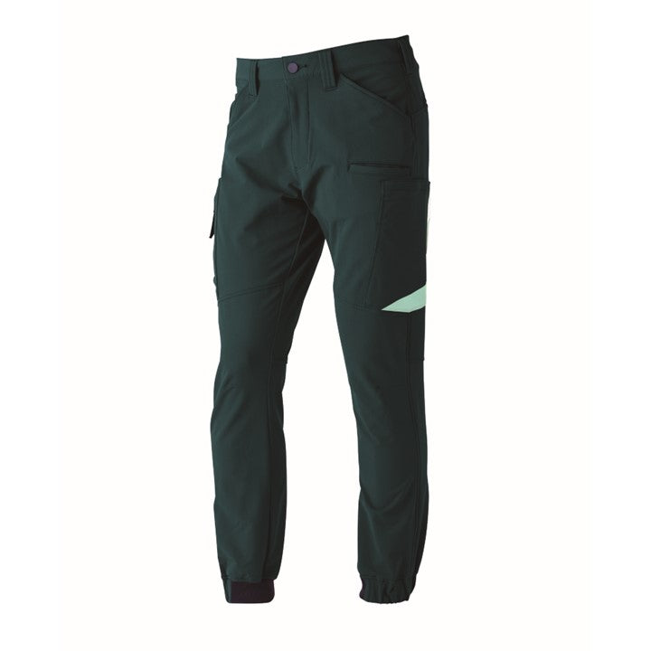 寅壱 3630-235カーゴジョガーパンツ ダークグリーン