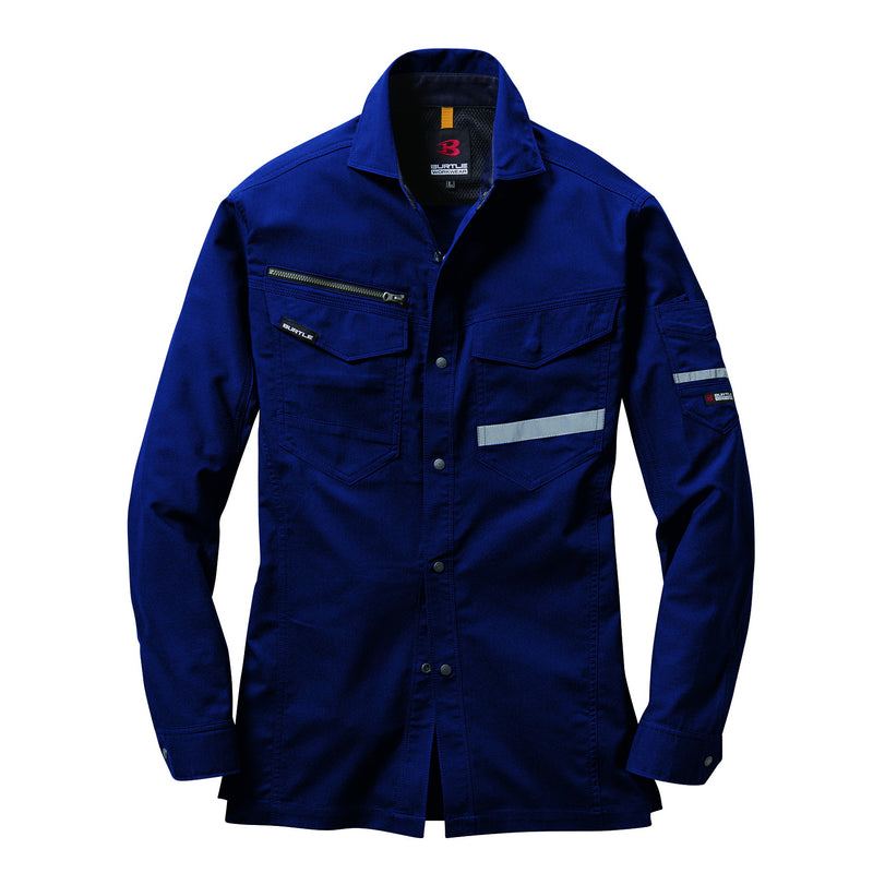 バートル 9095 長袖シャツ ネイビー