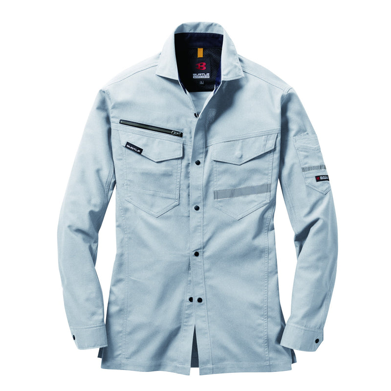 バートル 9095 長袖シャツ シルバー