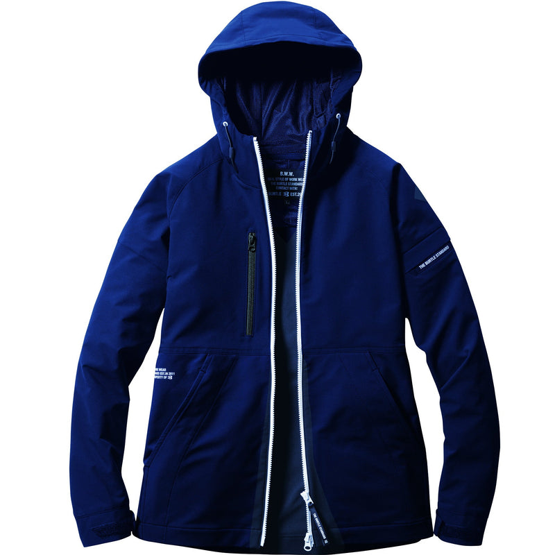 スポーティな機能性と多様なセットアップが可能　ハイスペックなテックウェア　9515フーディジャケット　ユニセックス 3ネイビー / S