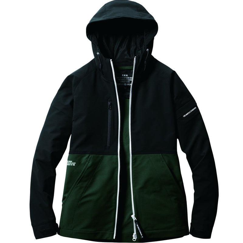 スポーティな機能性と多様なセットアップが可能　ハイスペックなテックウェア　9515フーディジャケット　ユニセックス 61アーミーカーキ / S