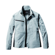 ※予約販売【2024SS新作】SDGs対応モデル　夏場のワークシーンにふさわしいイージーケア、ストレッチ性　9701　ジャケット　ユニセックス 60アッシュグレー / S