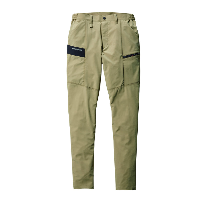 ※予約販売【2024SS新作】SDGs対応モデル　夏場のワークシーンにふさわしいイージーケア、ストレッチ性　9702　カーゴパンツ　ユニセックス 23カーキ / S