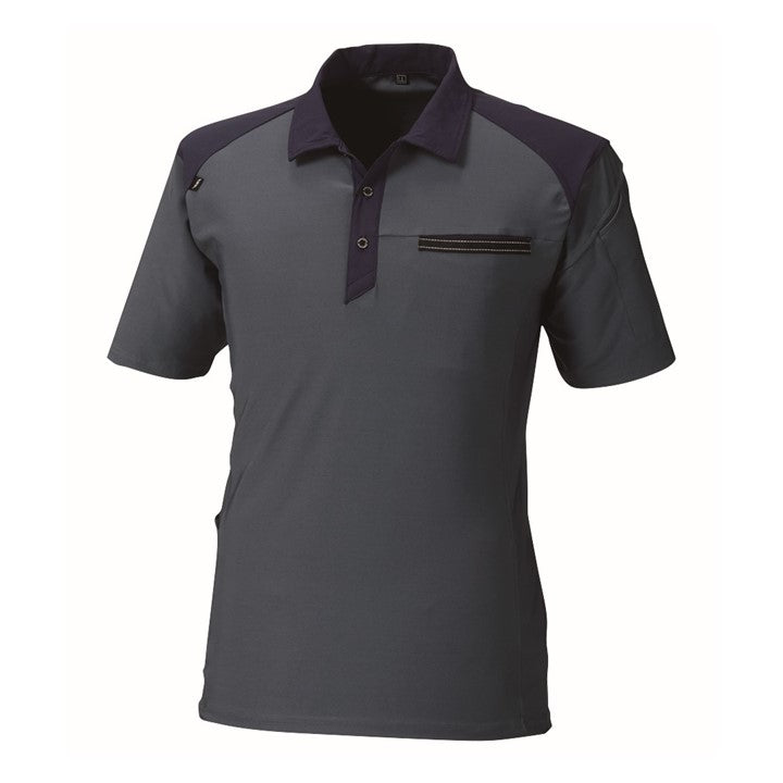 寅壱 5915-621 半袖ポロシャツ 濃コン