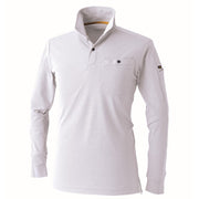 寅壱 5880-614 長袖ポロシャツ シロ