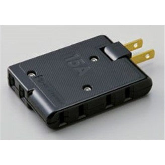 サイドコーナータップ　3個口 ブラック