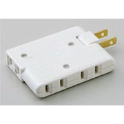 サイドコーナータップ　3個口 ホワイト