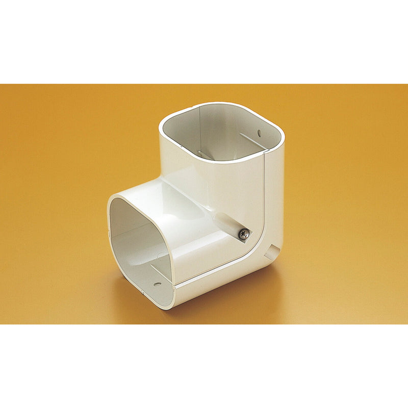 バクマ工業 エアコン配管化粧カバー スマートダクト AD-14用 難燃性 コーナー［立面90°］ AC-14