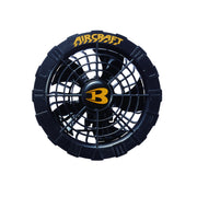 バートル　エアークラフト　AC08-1　ファンユニット ブラック　前面