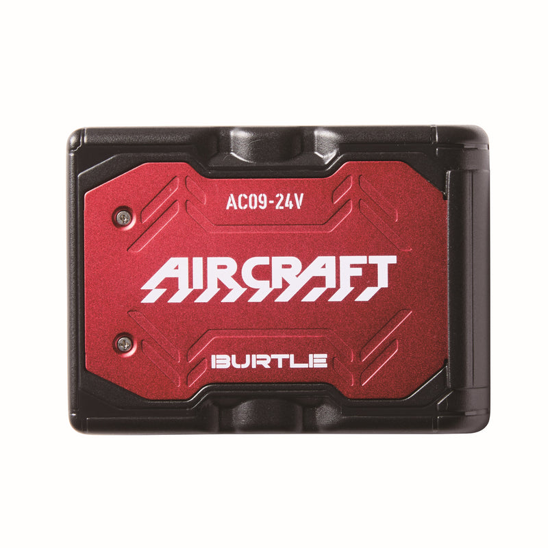 バートル 空調服バッテリー AC09 24V リチウムイオンバッテリー 2025SS新作 メタリックレッド