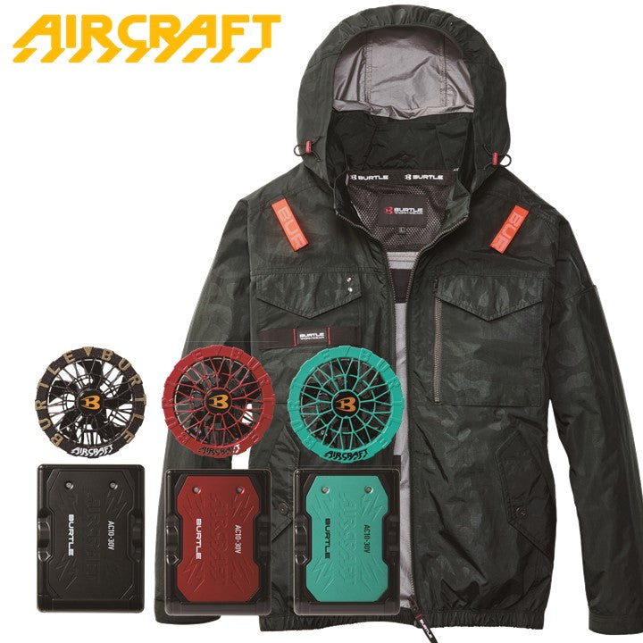 バートル サイドバックファン空調服 2026SSモデル  AC1151 カモフラブラック バッテリー・ファンセット