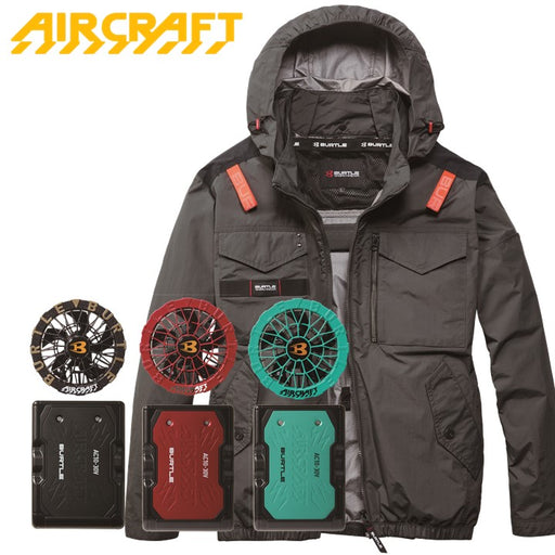 バートル サイドバックファン空調服 2026SSモデル  AC1151 ストームグレー バッテリー・ファンセット