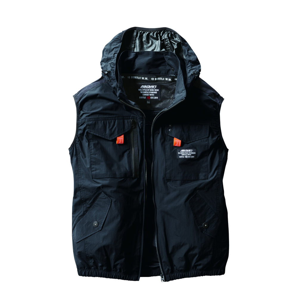 BURTLE バートル　エアークラフト　24v フルセット　空調服　ベスト バートル 空調服 ベスト 通常ファン AC1154＋24Vバッテリー