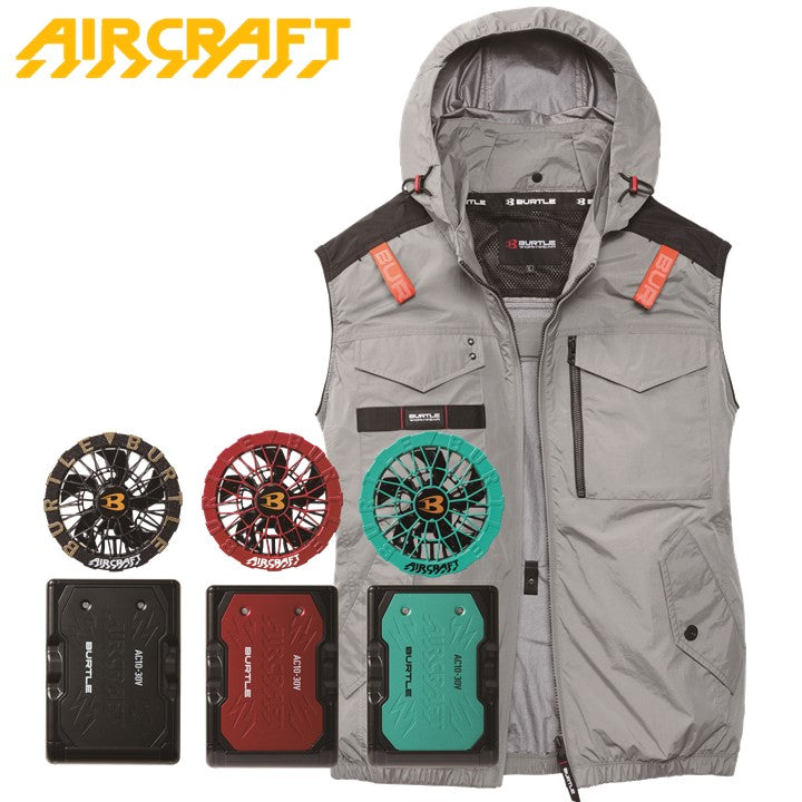 バートル サイドバックファン空調ベスト 2026SSモデル  AC1154 アッシュグレー バッテリー・ファンセット