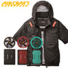 バートル サイドバックファン半袖空調服 2026SSモデル  AC1156 ブラック バッテリー・ファンセット
